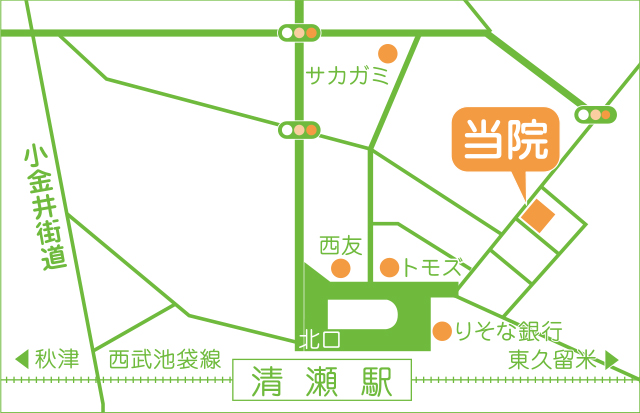 とみまつ小児科循環器クリニックの地図